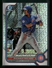 2022 Bowman #BCP-44 Reginald Preciado Chrome Prospects Mojo Refractors