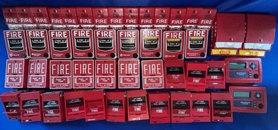 Large Lot of Various Fire Equipment Strobe/Pull/Central etc.- Untested Lot of 75