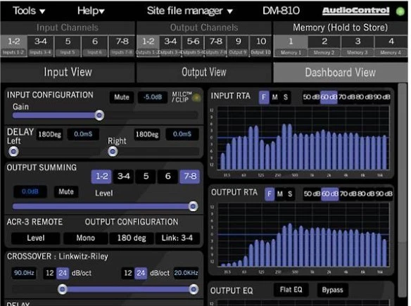 AudioControl DM-810 8 x 10 out Matrix DSP Digital Sound Processor Audio Control - Image 3 of 3