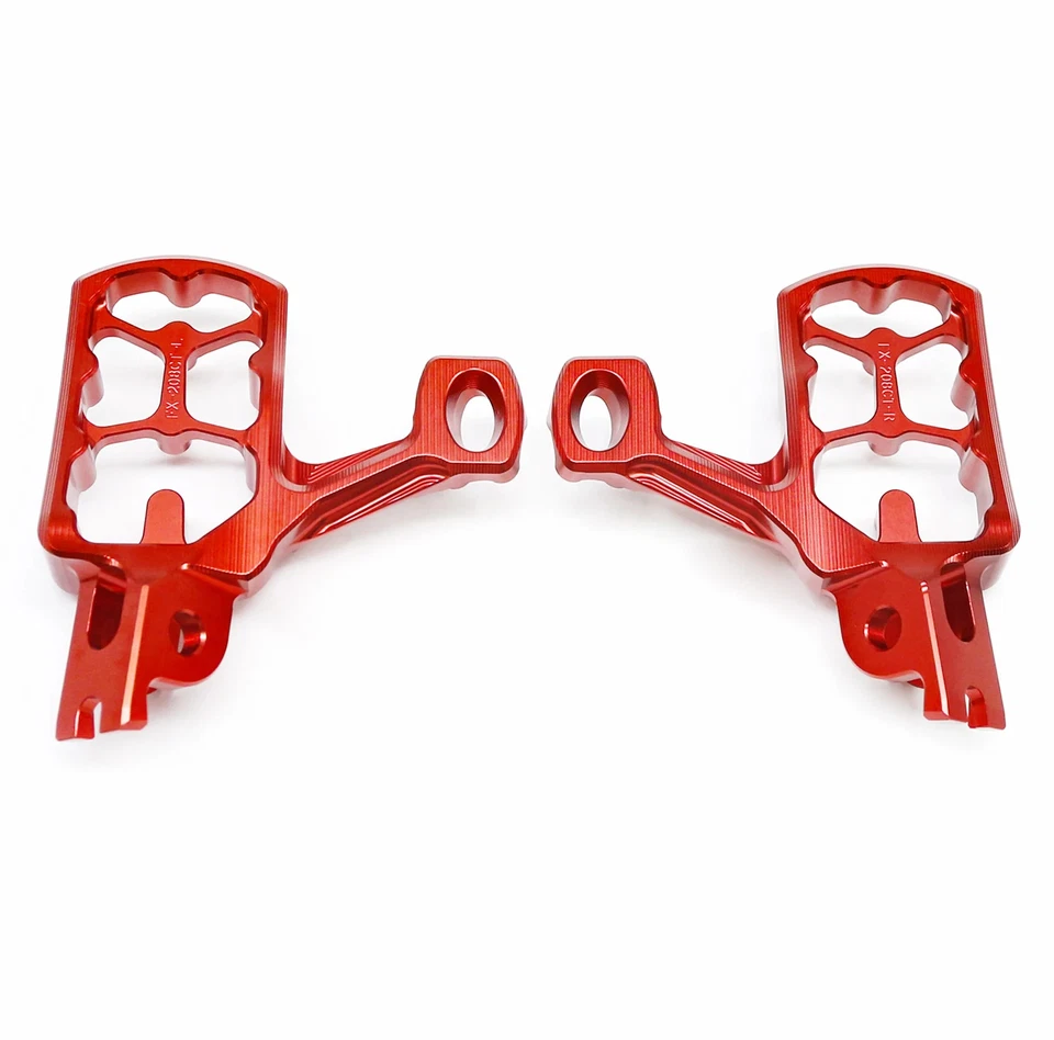 CNC Extender Wide Fat Footrest Footpeg For Honda CR125 CR250 CRF150R CRF250R Foto 2 de 4