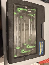 Astro Pneumatic Tool Company T-4 Ball Point Hex Key SAE wrench Set Used 1 Time