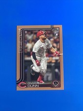 2025 Topps Series 1 Celebration Blake Dunn #274 Gold Border /2025 RC Reds