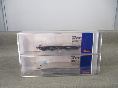 Roco Spur H0 76080 2-teilig Set Schwerlastwagen der DB in OVP | Zustand: Gebraucht