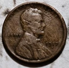 1917 S Lincoln Wheat Cent  Free S&H BIN486