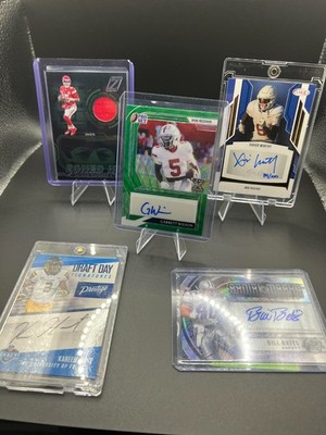 2015-2025 Football Autograph and Patch Cards. Prizm, Sage, Leaf, Panini & Topps