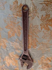 Vintage diamond calk horseshoe Co Adjustable Wrench 12 Inch Duluth,MN