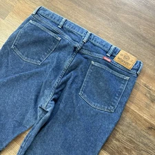 VTG Wrangler 85860 Dark Wash Blue Jeans Sz 40x30