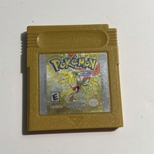 Pokemon Gold Version Nintendo Game Boy Color GBC Cartridge Only NEW BATTERY OEM!