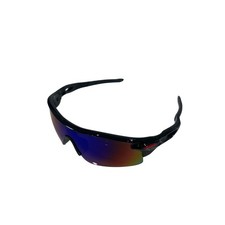 Sunglasses Outdoors Sports/biking /fishing/ Baseball Black Frame Blue/green Lens