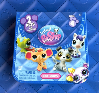 Littlest Pet Shop LPS G7 Series 4 Pet Pairs Stylin Stripes Cat