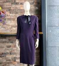 Alexander McQueen Authentic 2014 Classic Dress with Satin Bow Size 48IT