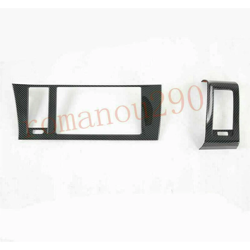 For Toyota Sienna 2015-2020 Carbon Fiber Navigation Panel Air Outlet Cover trim - Image 4 of 4