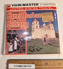 Santa Barbara and Solvang CA View-Master 1971 set Packet A206 SEALED