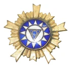 Original Vintage Korean Military Education Medal Badge CA8