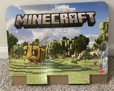 A Minecraft Movie cardboard Retail Store Display Poster 14”x11.5” Rare Fast Ship