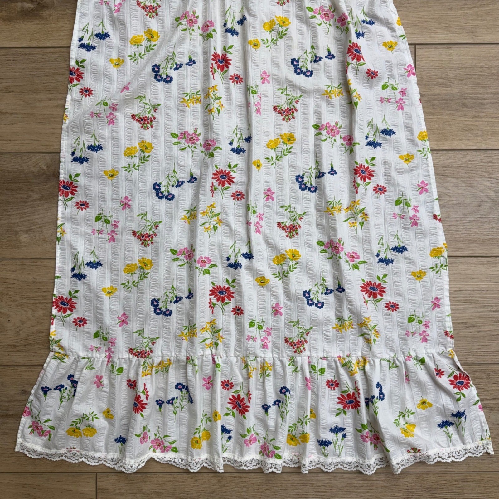 Vintage Pinafore Bib Apron Dress Cottagecore Prairie Ruffle Lace Now! Designs