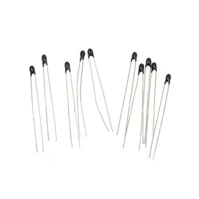 10Pcs Thermistor B3435 NTC-MF52-103F 10K Ohm 1% Temperature Sensor
