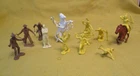 Vintage 1957 Marx Cheerios Lone Ranger Western Town Play Set Figures