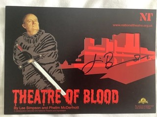 Theatre Of Blood Theatre Flyer Signed By Jim Broadbent