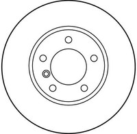 2Er Set Bremsscheiben TRW Automotive DF2769 BMW 1 163 013 1 163 081 1 164 839