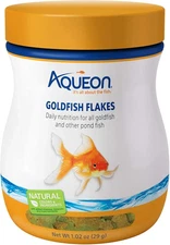 Aqueon Goldfish Flakes 1.02 oz – Nutritious Food for All Goldfish - Pack of 3