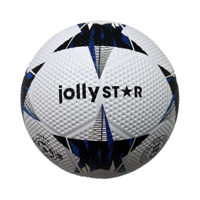 JollyStar Fußball Streetball Größe 5 Street Pro 420g Gummiball Weiß