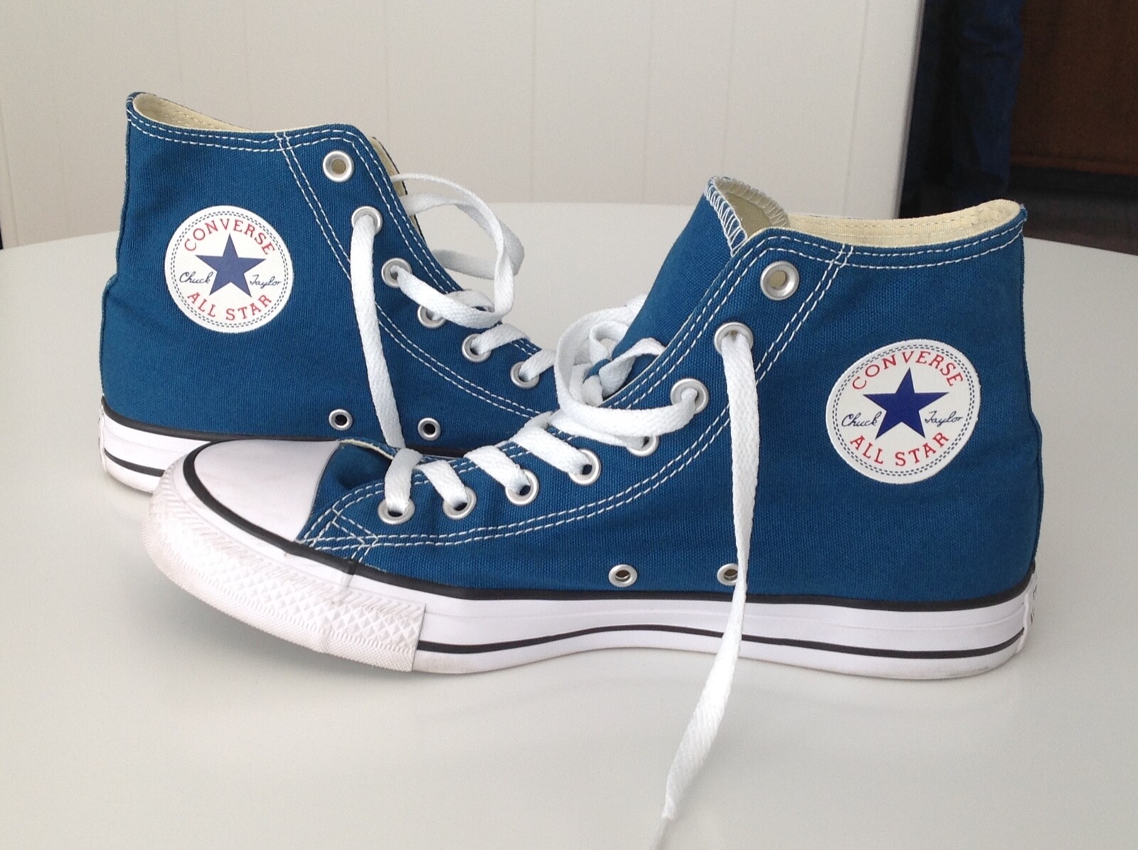 teal high top sneakers