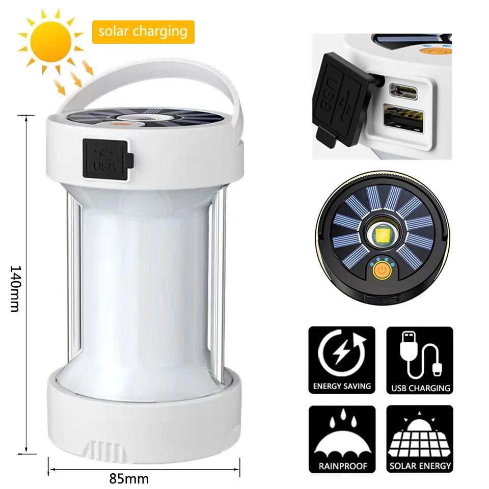 Emergency light 2024 solar charger