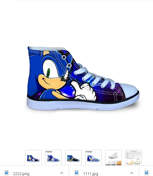 sonic the hedgehog sneakers for boys