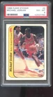 1986-87 Fleer Sticker #8 Michael Jordan ROOKIE PSA 8 Graded Basketball Card NBA