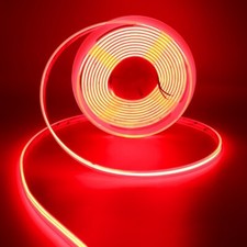Waterproof COB LED Strip Light Flexible Tape Lights Home DIY Lighting 12V 24V