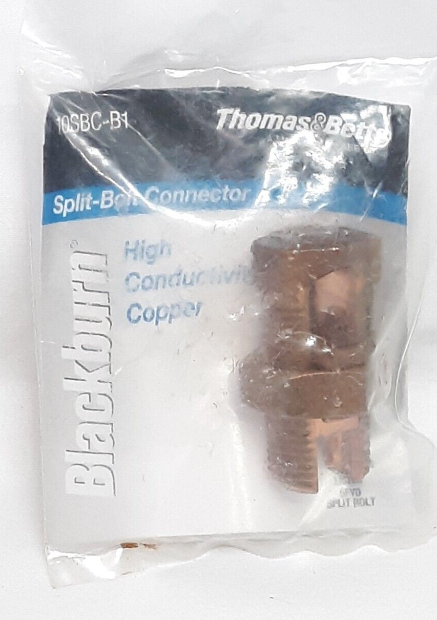 Thomas & Betts SplitBolt Connector High Conductivity Copper 10SBCB1