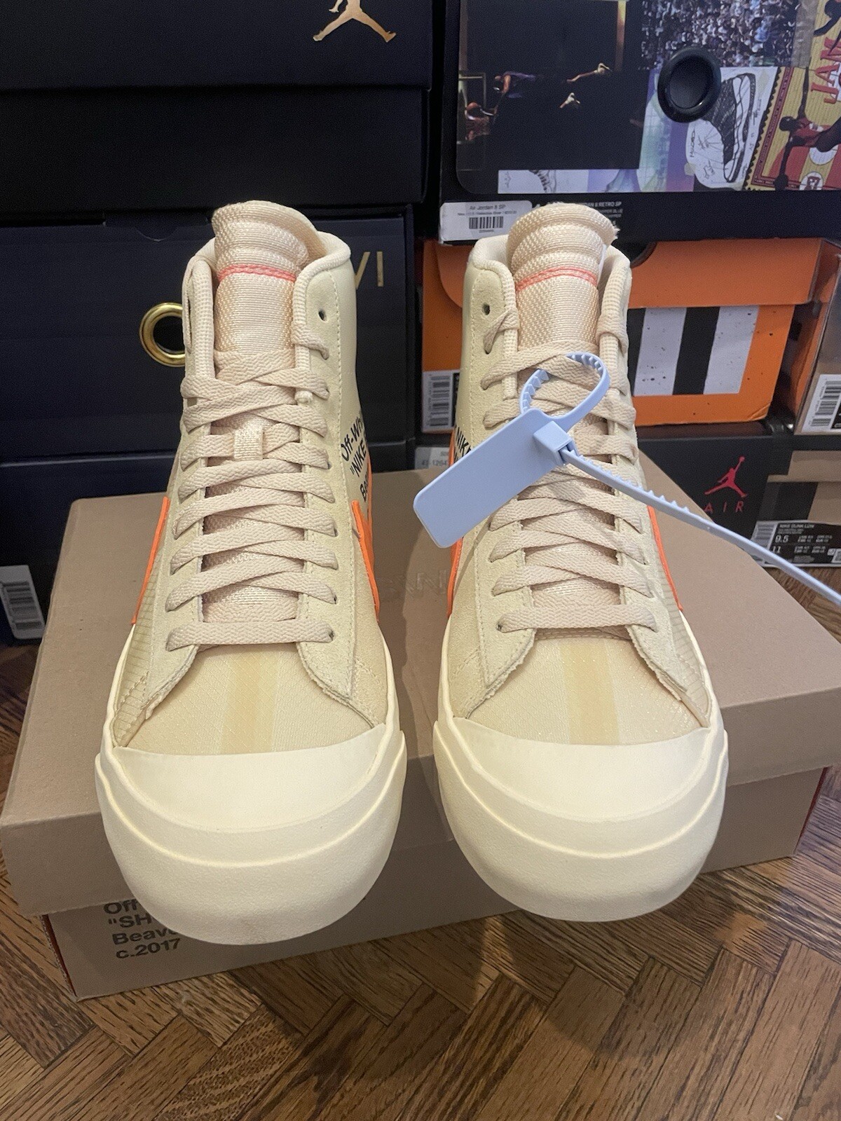 OFF WHITE X NIKE Taglia 10 5 Off White X Blazer Mid 'All Hallows Eve'