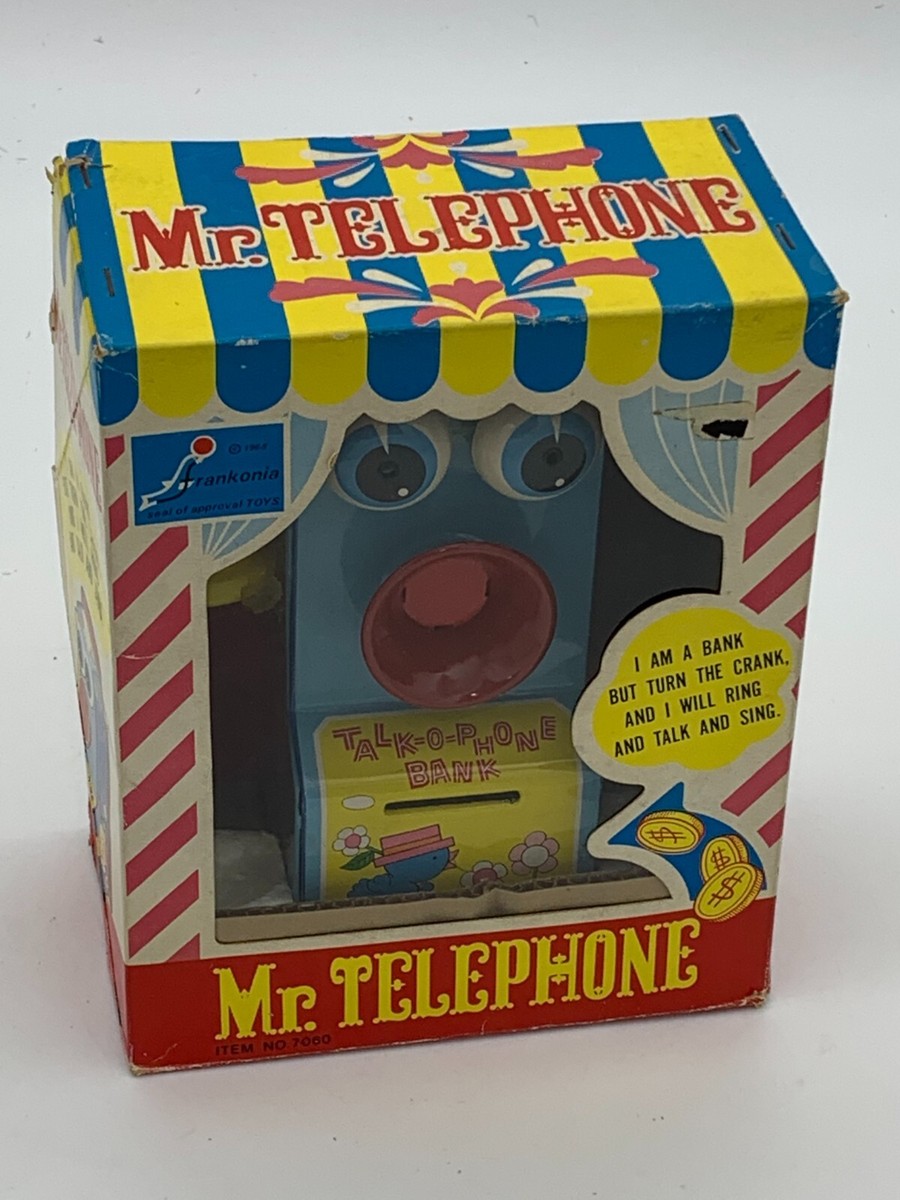 ＴＯＭＹ Mr.telephone bank Vintage Tomy Mr Telephone Coin Bank - Japan - Rare - Works | eBay