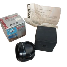 Lenmar QwickFlip VQ205 2X Telephoto & 0.5X Wide Angle Lens 46mm 37mm Camcorder