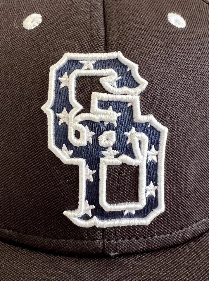 Sombrero ajustado The Game negro blanco “GD” estrellas logotipo demonio diablo mascota Foto 2 de 4