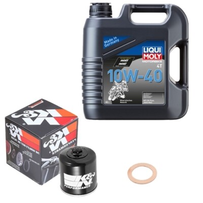 K&N Ölfilter Set LM 10W-40 4L für Honda ST 1300 A Pan European ABS CBS SC51A 10