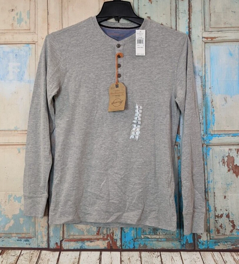 Weatherproof vintage men's heathered best sale henley