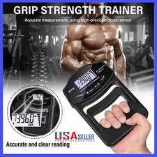 Grip Strength Tester, 396Lbs/180Kg Digital Hand Dynamometer Grip Strength NEW US