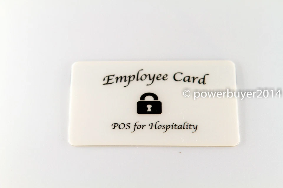 Cartões de acesso de funcionários para PDV com deslize magnético (pacote com 50 cartões) - Imagem 2 de 4