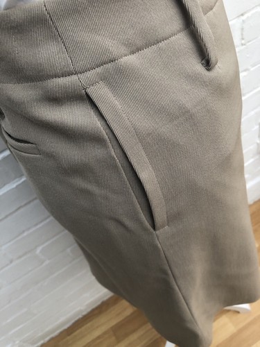 Gonna Nuova Episodio UK 8 Matite Dritta Beige Formale Pura Lana Business - Foto 3 di 9