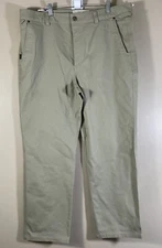 Duck Camp Pants Mens 38x30 Beige Canvas Cordura Brush Hunting Waterfowl Chore