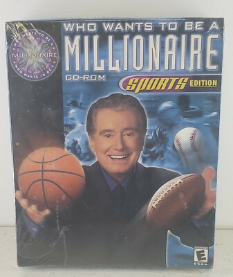 Who Wants to be a Millionaire CD-ROM Sports Edition 2000 Windows 95/98/Me NIB