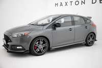 Side Flaps FüR Ford Focus ST Mk3 Facelift Schwarz Schweller Seitenschweller