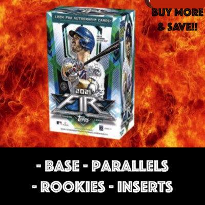 2021 Topps Fire - Base/Inserts/Parallels/Rookies - You Pick! Updated!!
