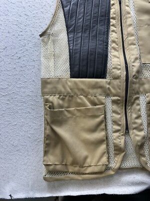 Vintage Men's L.L. Bean Fishermens Fly Fishing Vest Mesh 90s