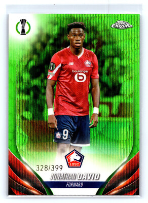 2023-24 TOPPS Chrome UCC 117 Jonathan David (LOSC Lille) /399