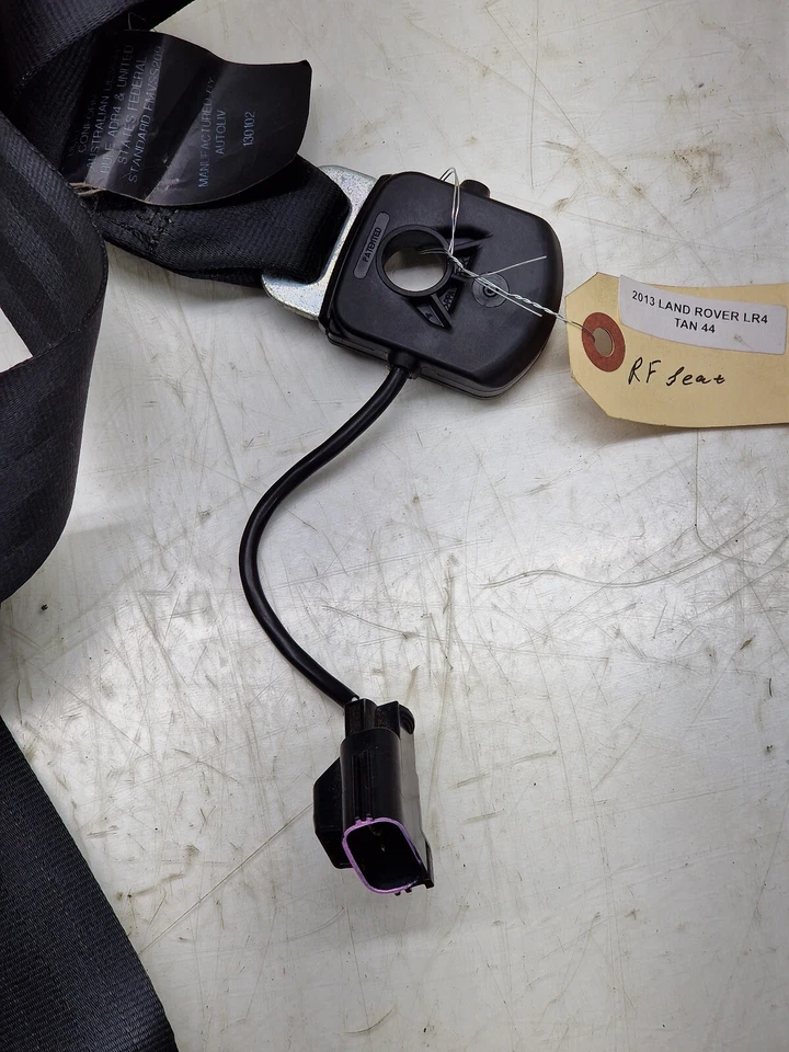 Retractor de cinturón de seguridad delantero derecho para Land Rover LR4 OEM 2013-2016 Foto 4 de 4