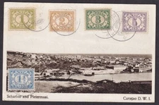 Dutch Antilles/CURACAO 1931 frontside franked PPC/Scharloo and Pietermaai