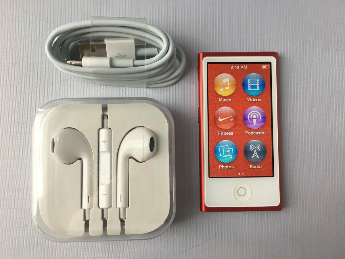 Apple iPod nano 7th Generation Red (16GB) 885909609345| eBay